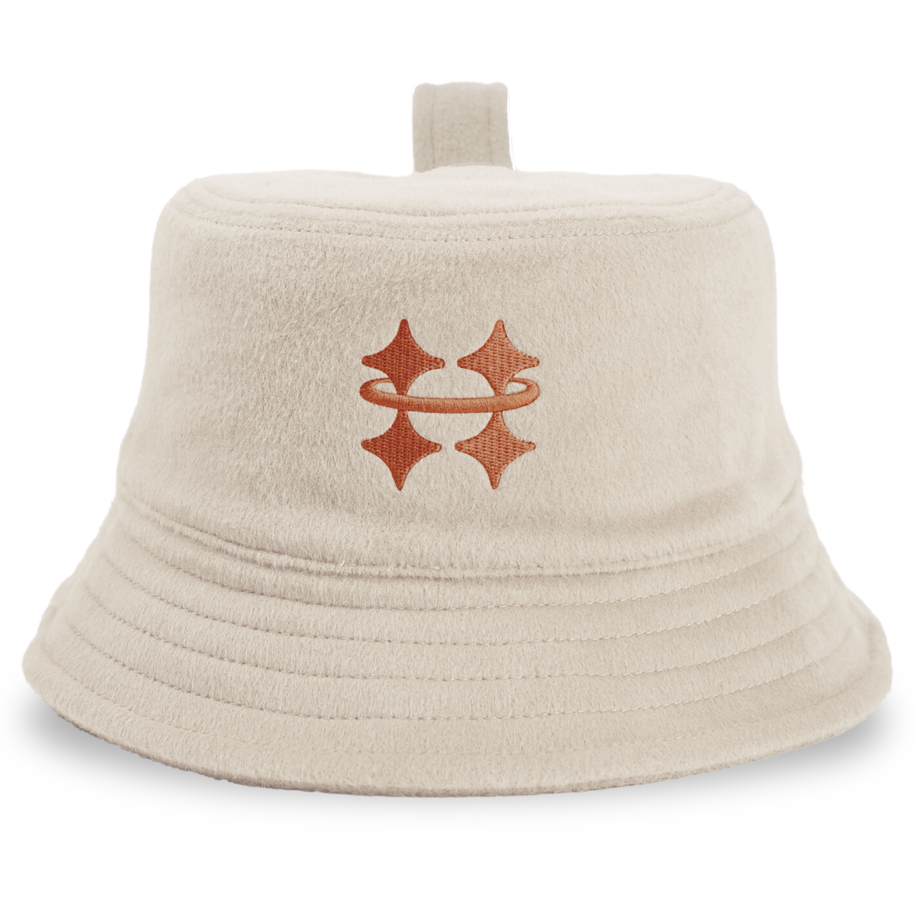 Halo Sauna Hat - Copper/White